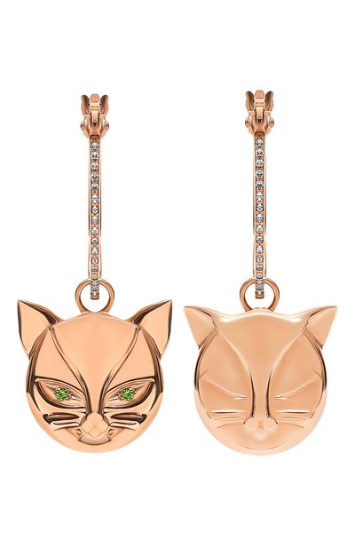 Серьги-муренки с демантоидом MOONKA, арт. dem-kce, фото 1