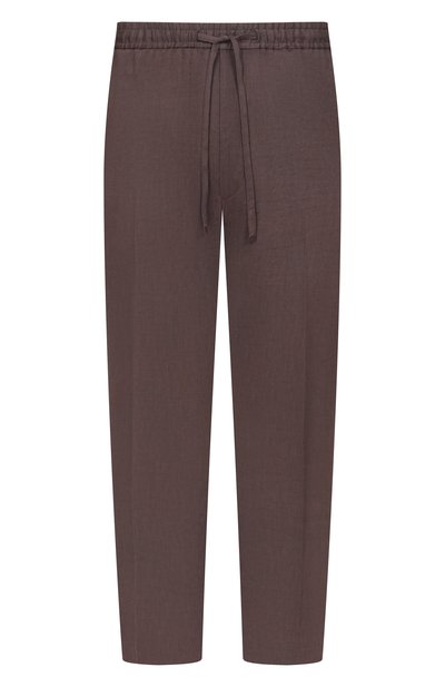 Мужские брюки изо льна и шерсти CORNELIANI, арт. 274554/2718468