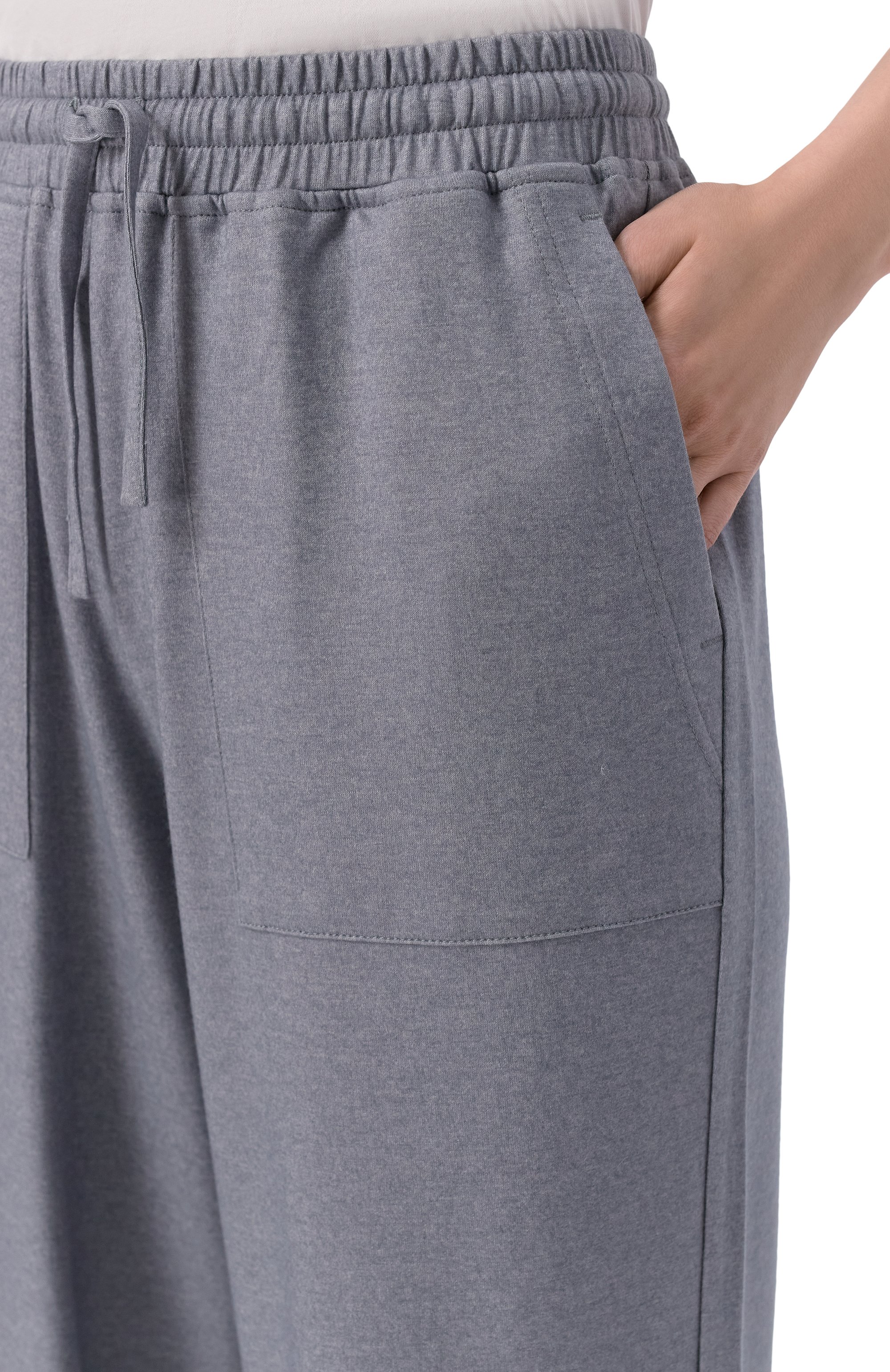 Брюки из кашемира и шелка MVST серого цвета по цене 179000 руб., арт. M25.2MW.T404/45623, фото 5 Брюки из кашемира и шелка MVST, арт. M25.2MW.T404/45623, фото 5