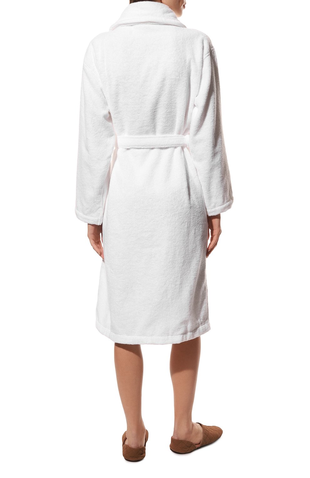 Хлопковый халат FRETTE белого цвета по цене 25250 руб., арт. FR6244 D2060 G02S, фото 4 Хлопковый халат FRETTE, арт. FR6244 D2060 G02S, фото 4