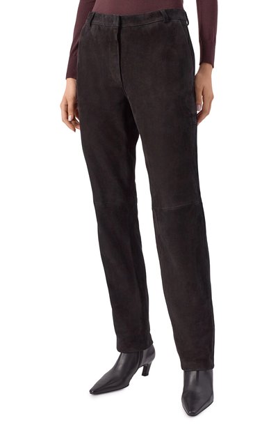 Замшевые брюки 12 STOREEZ, арт. 127841, фото 3