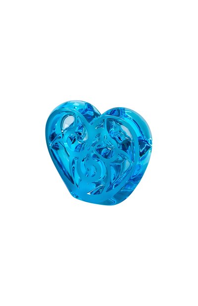 Скульптура blue heart - music is love LALIQUE голубого цвета по цене 276500 руб., арт. 10851100, фото 2 Скульптура blue heart - music is love LALIQUE, арт. 10851100, фото 2