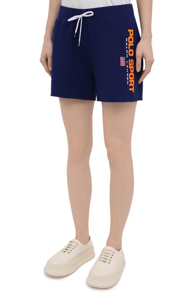Хлопковые шорты POLO RALPH LAUREN темно-синего цвета по цене 6995 руб., арт. 211838094, фото 3 Хлопковые шорты POLO RALPH LAUREN, арт. 211838094, фото 3