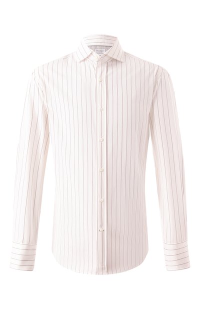 Мужская хлопковая рубашка BRUNELLO CUCINELLI, арт. MY6251718