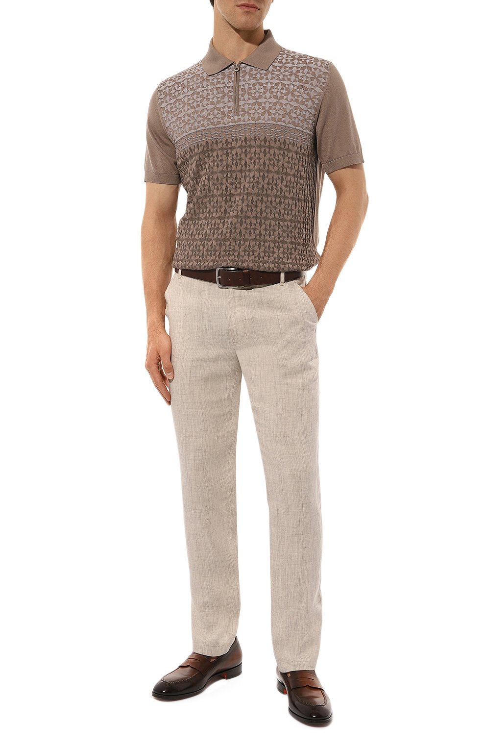 Поло из шелка и хлопка STEFANO RICCI, арт. K818085P31/F24287, фото 2