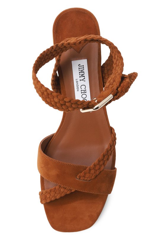 Замшевые босоножки Rori 45 Jimmy Choo R0RI45ZKJ Коричневый  R0RI45ZKJ Фото 6