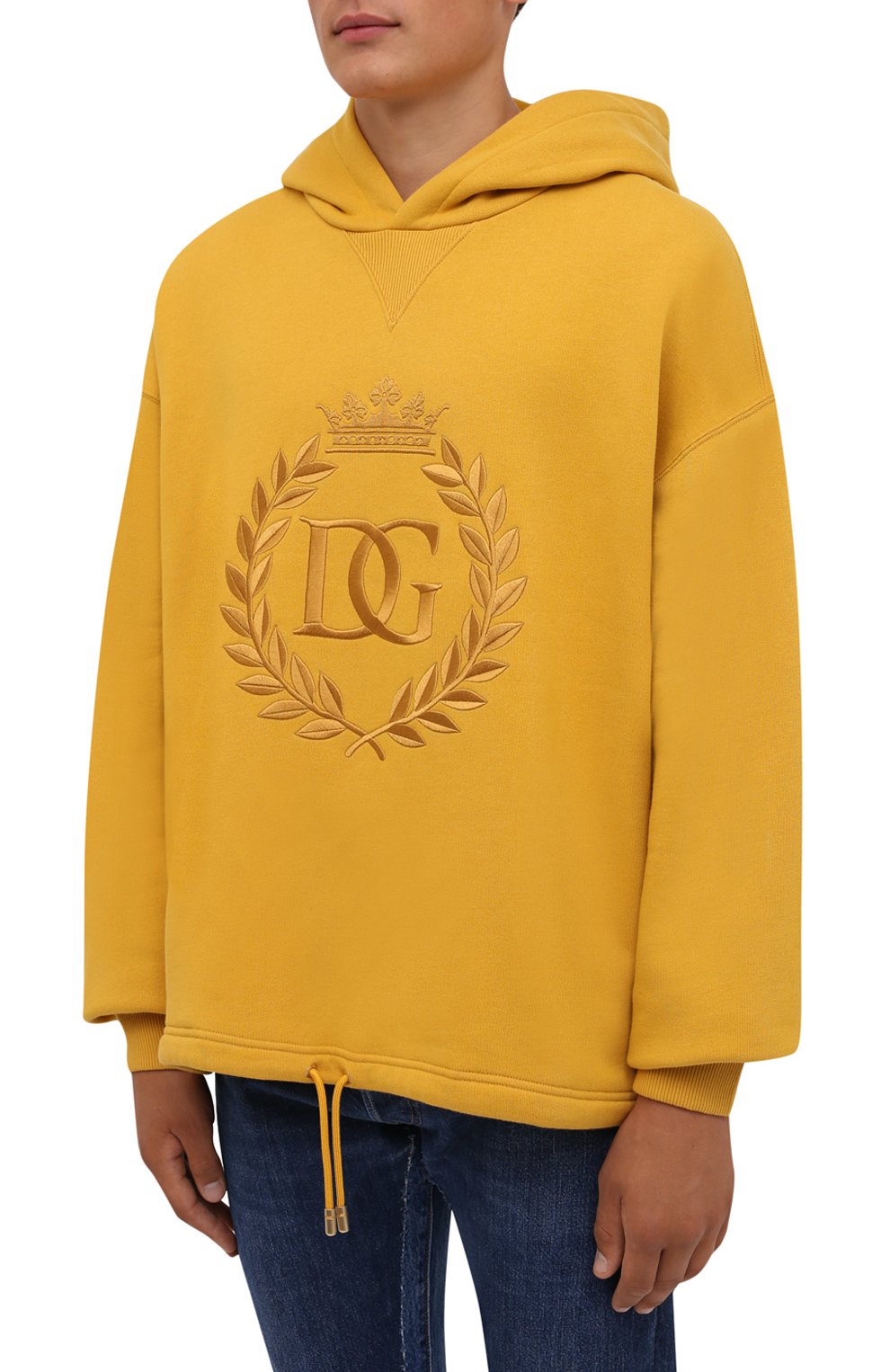 Хлопковое худи DOLCE & GABBANA, арт. G9TI1Z/FU77G, фото 3