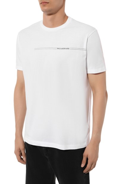 Хлопковая футболка PAUL&SHARK, арт. 14311651, фото 3
