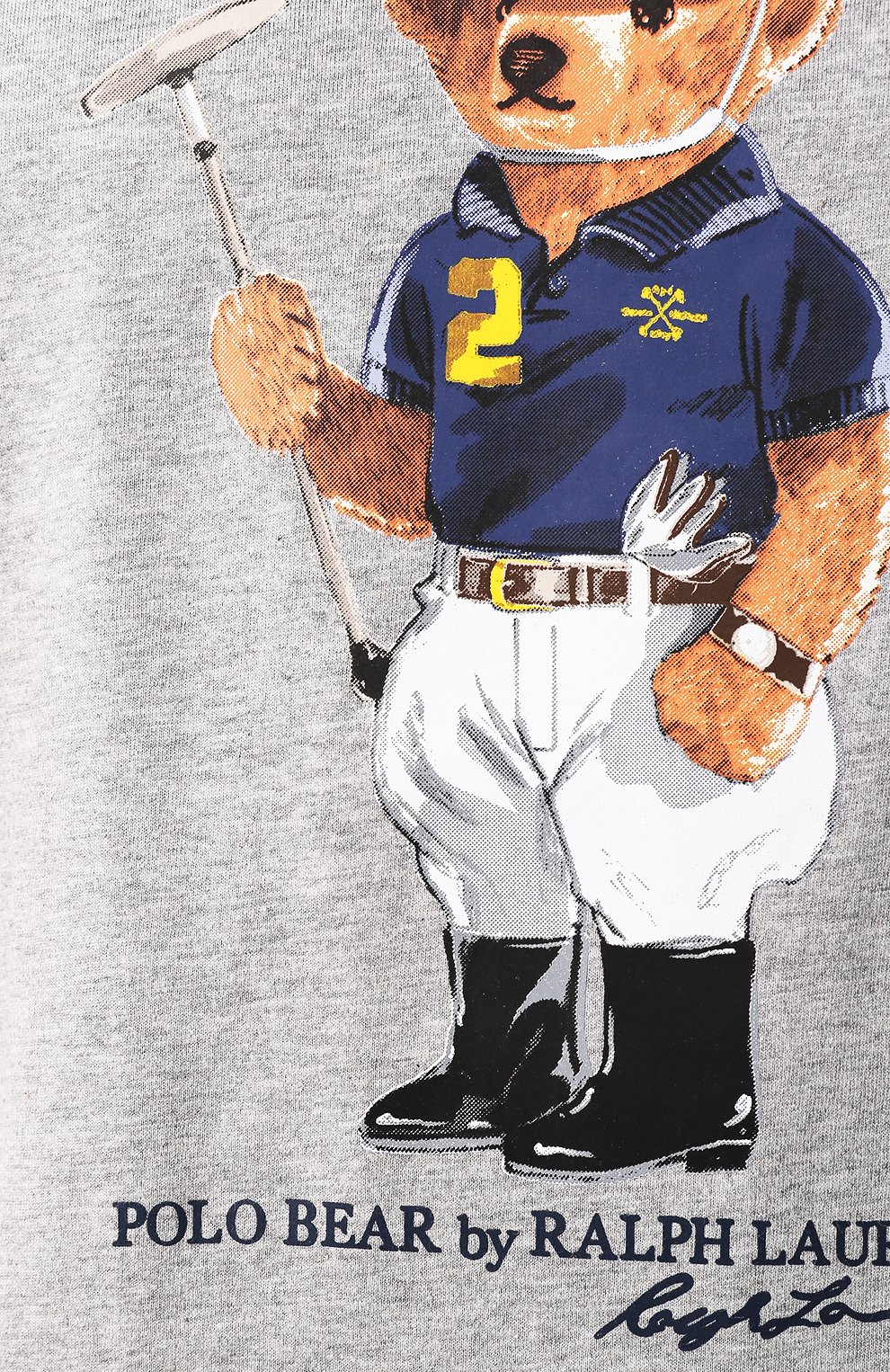 Хлопковая футболка  POLO RALPH LAUREN, арт. 710740346, фото 5