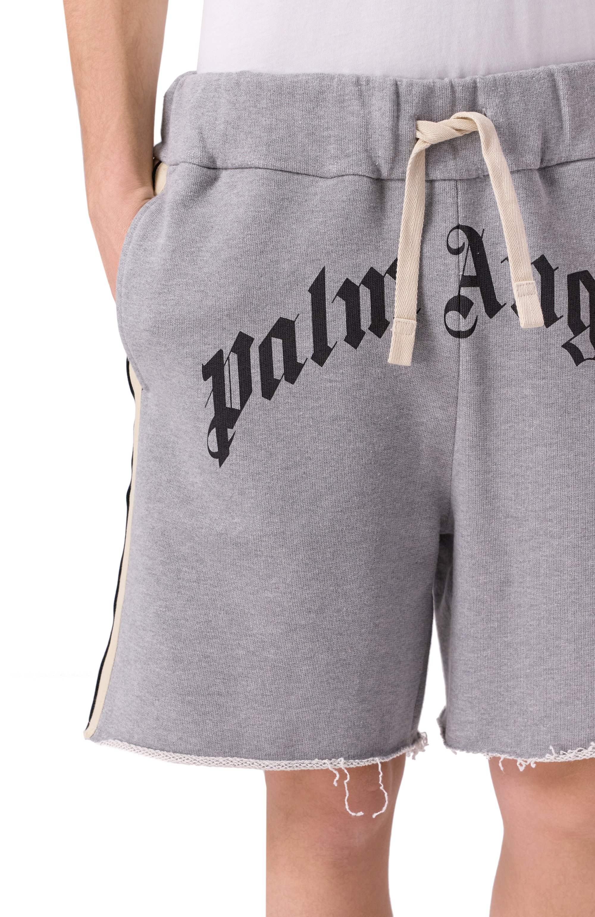 Хлопковые шорты PALM ANGELS, арт. PMCI026F25FLE001, фото 5