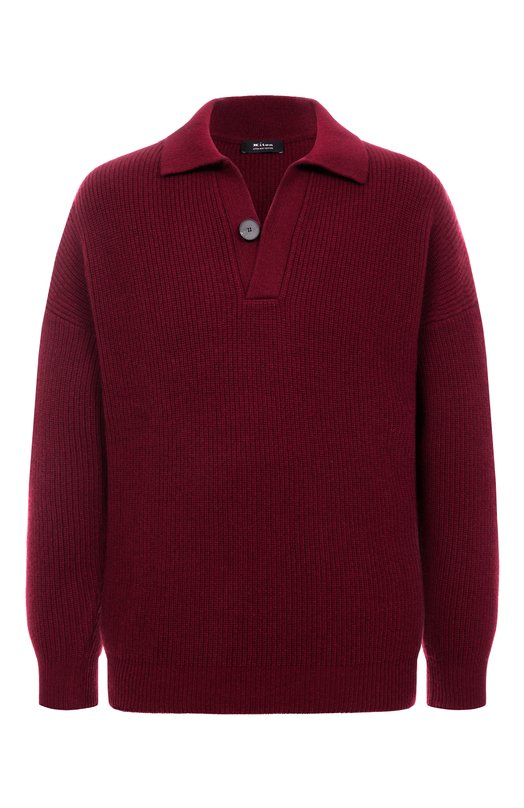 Шерстяной свитер Kiton UMM066108 Бордовый UMM066108