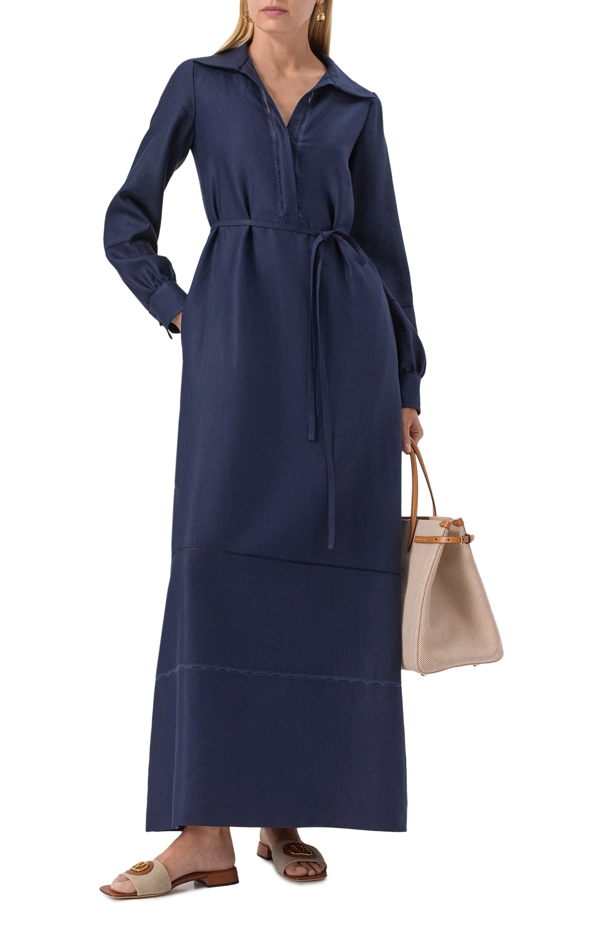 Платье изо льна и шелка MVST, арт. 25E/X2P/0/H011/5546, фото 2