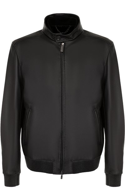 Кожаный бомбер с воротником-стойкой BRIONI, арт. PLP6/03700, фото 1