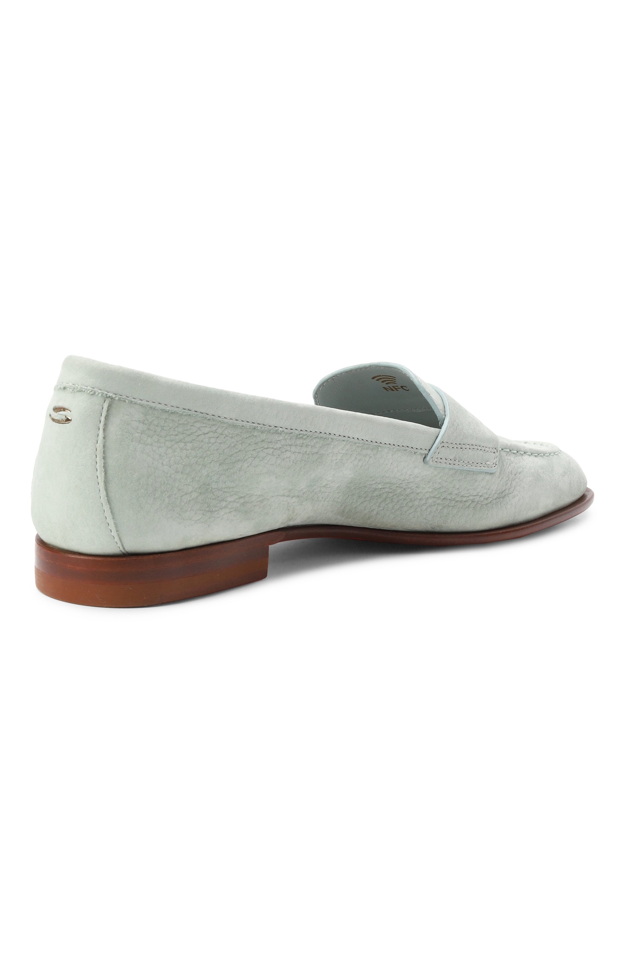 Пенни-лоферы из нубука SANTONI, арт. WUSG59962HAFSPRX, фото 5