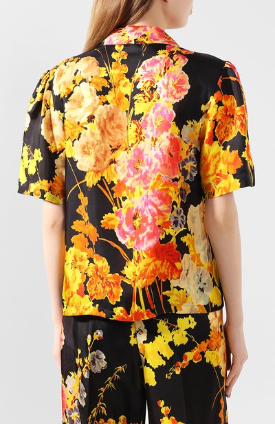 Атласная рубашка DRIES VAN NOTEN, арт. 201-30700-9404, фото 4