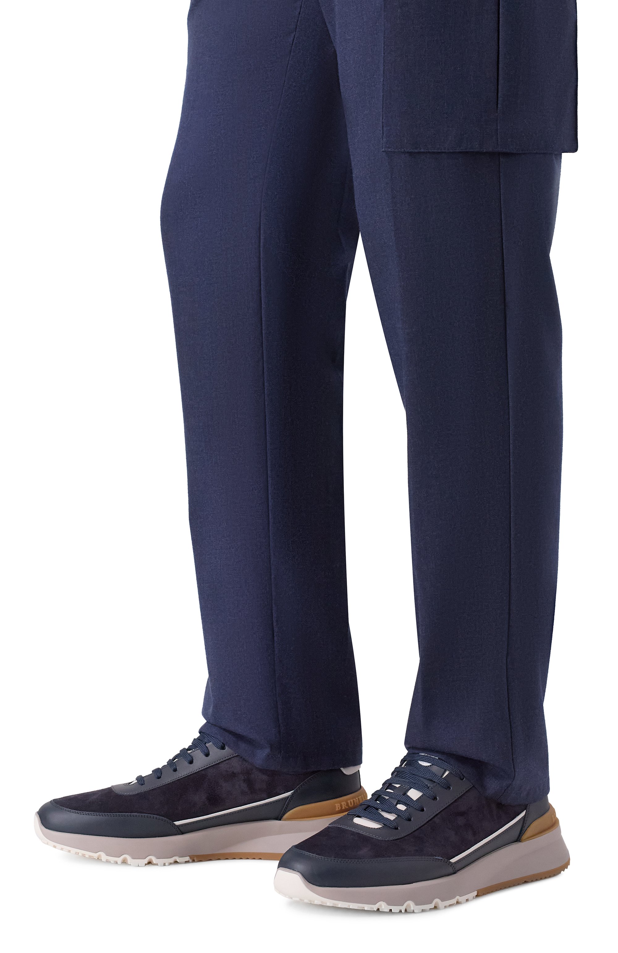 Замшевые кроссовки BRUNELLO CUCINELLI, арт. MZUSGG0278, фото 3