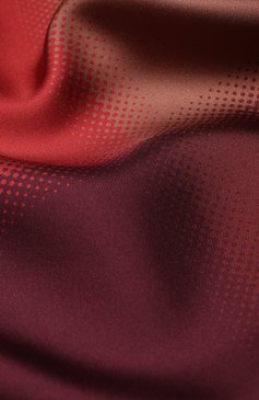 Мужской шелковый платок LANVIN бордового цвета, арт. 2719/HANDKERCHIEF | Фото 2 (Материал: Текстиль, Шелк; Материал сплава: Проставлено; Нос: Не проставлено)
