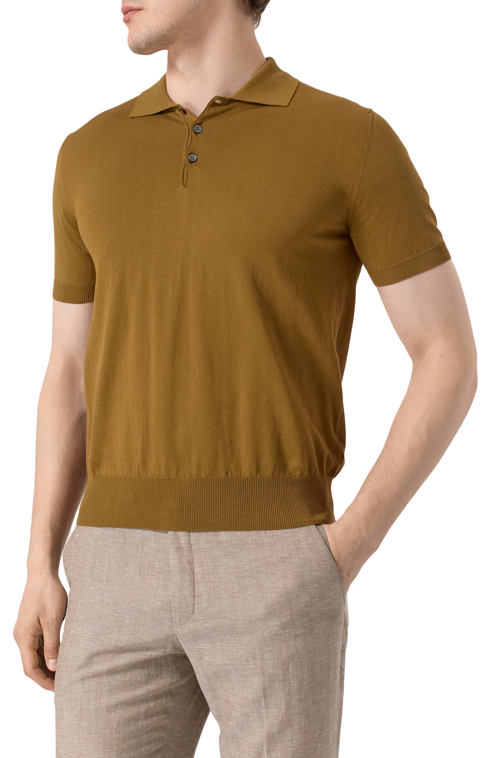 Хлопковое поло CANALI, арт. C0127/MK00145, фото 3