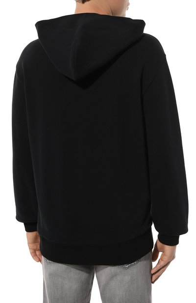 Худи из хлопка и кашемира ZEGNA черного цвета по цене 97250 руб., арт. UD521A7/D852, фото 4 Худи из хлопка и кашемира ZEGNA, арт. UD521A7/D852, фото 4