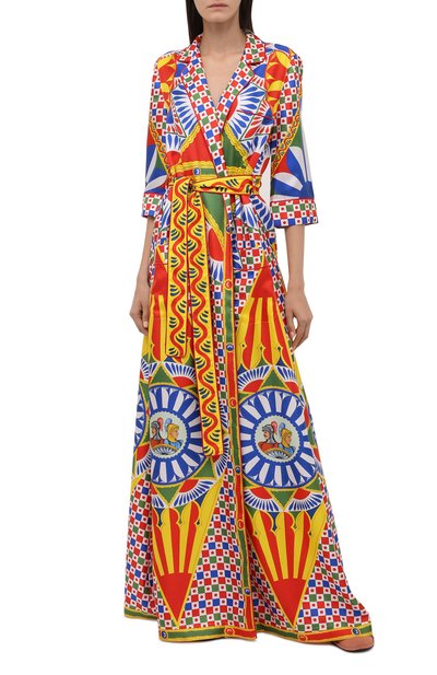 Шелковый халат DOLCE & GABBANA, арт. F0AH2T/GDS12, фото 2