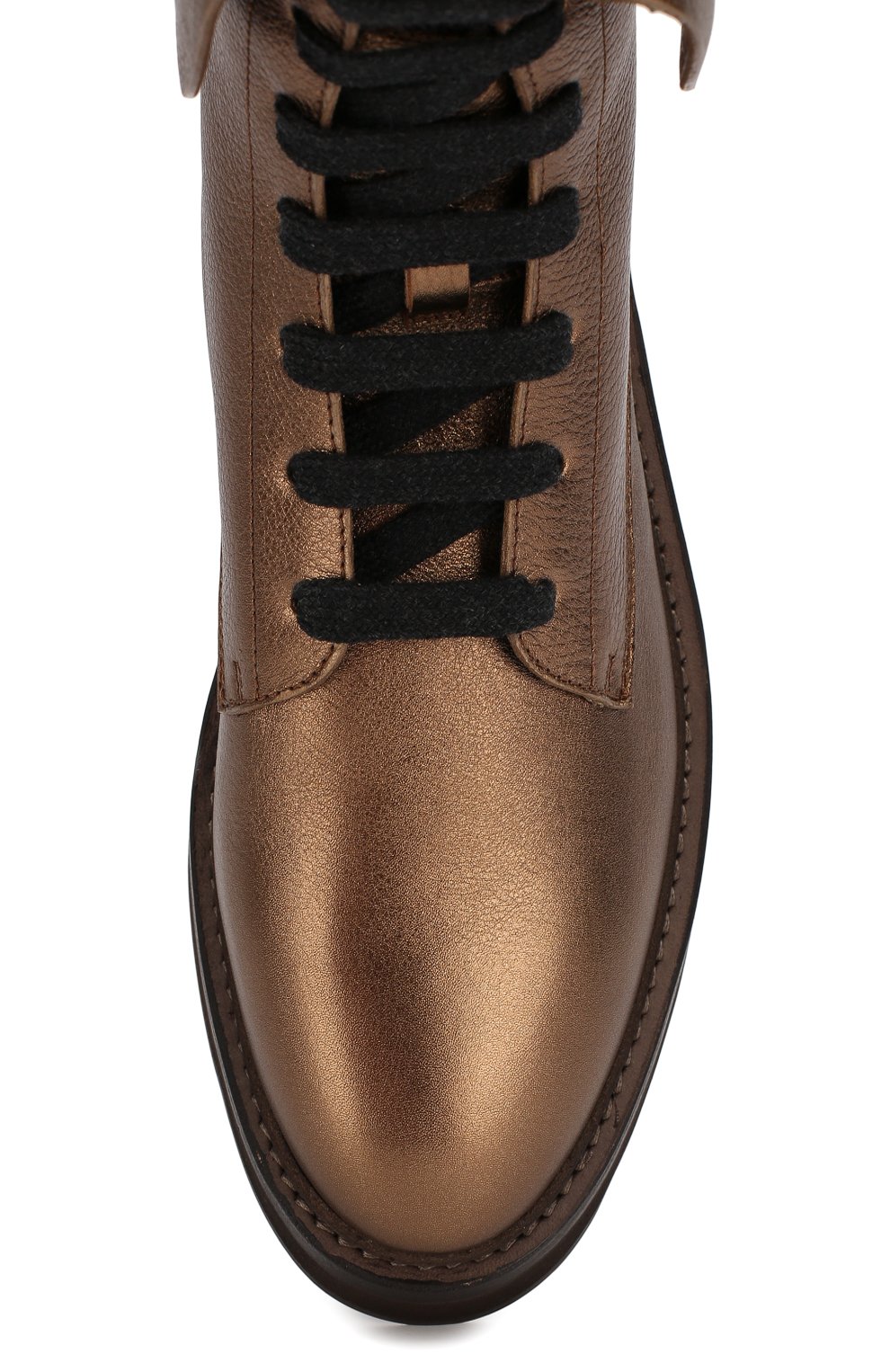 Кожаные ботинки BRUNELLO CUCINELLI, арт. MZMEG1610, фото 5