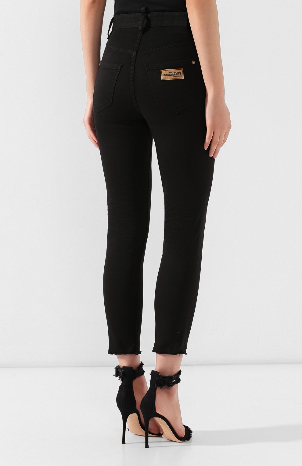 Джинсы DSQUARED2 черного цвета по цене 33300 руб., арт. S75LB0207/S44531, фото 4 Джинсы DSQUARED2, арт. S75LB0207/S44531, фото 4