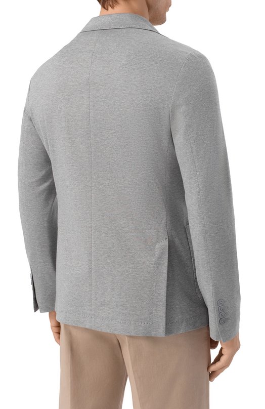 Пиджак из хлопка и льна Circolo 1901 CN5287 Серый  CN5287 Фото 4