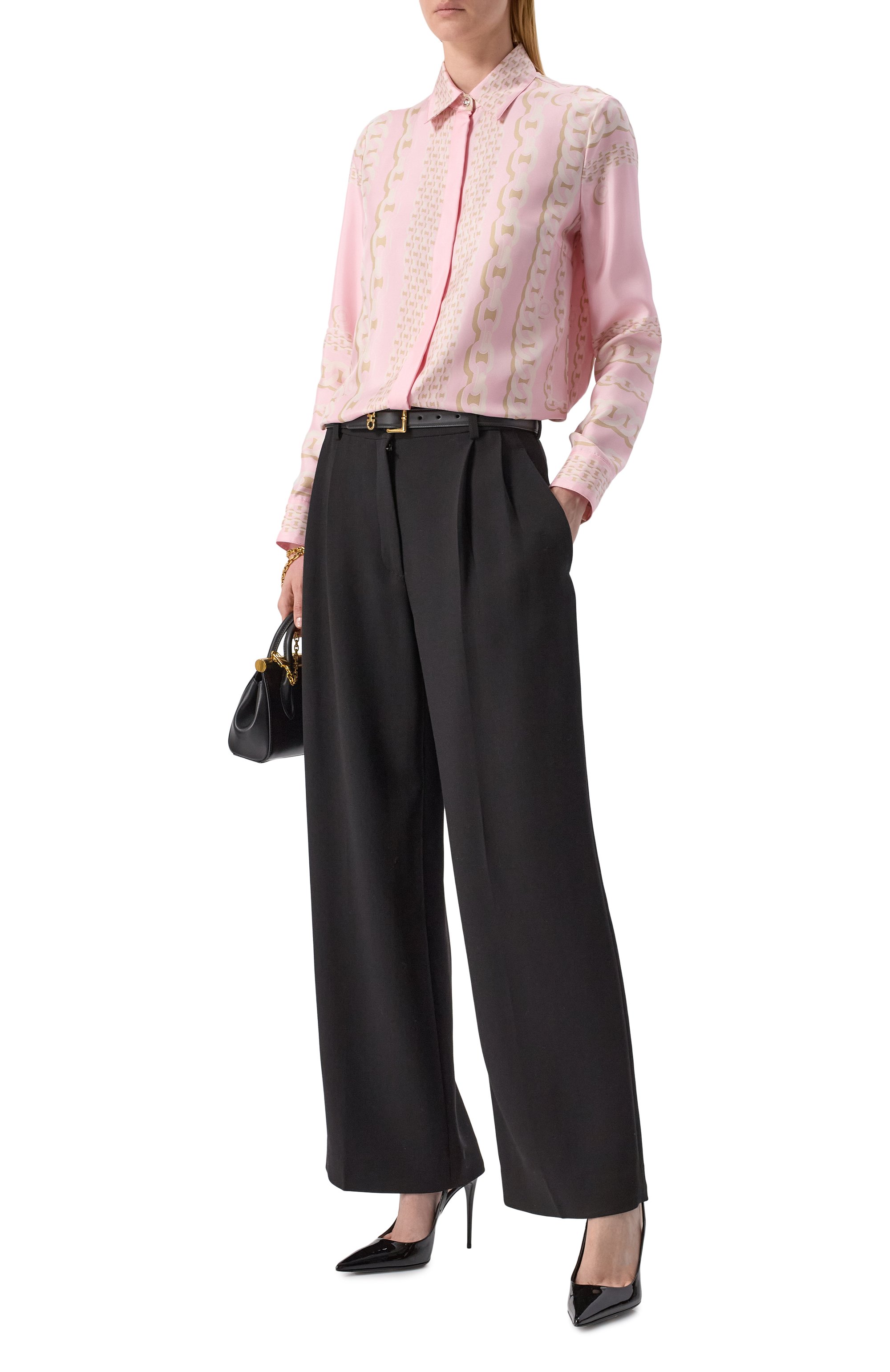 Шелковая рубашка VERSACE, арт. 1001360/1A13638, фото 2