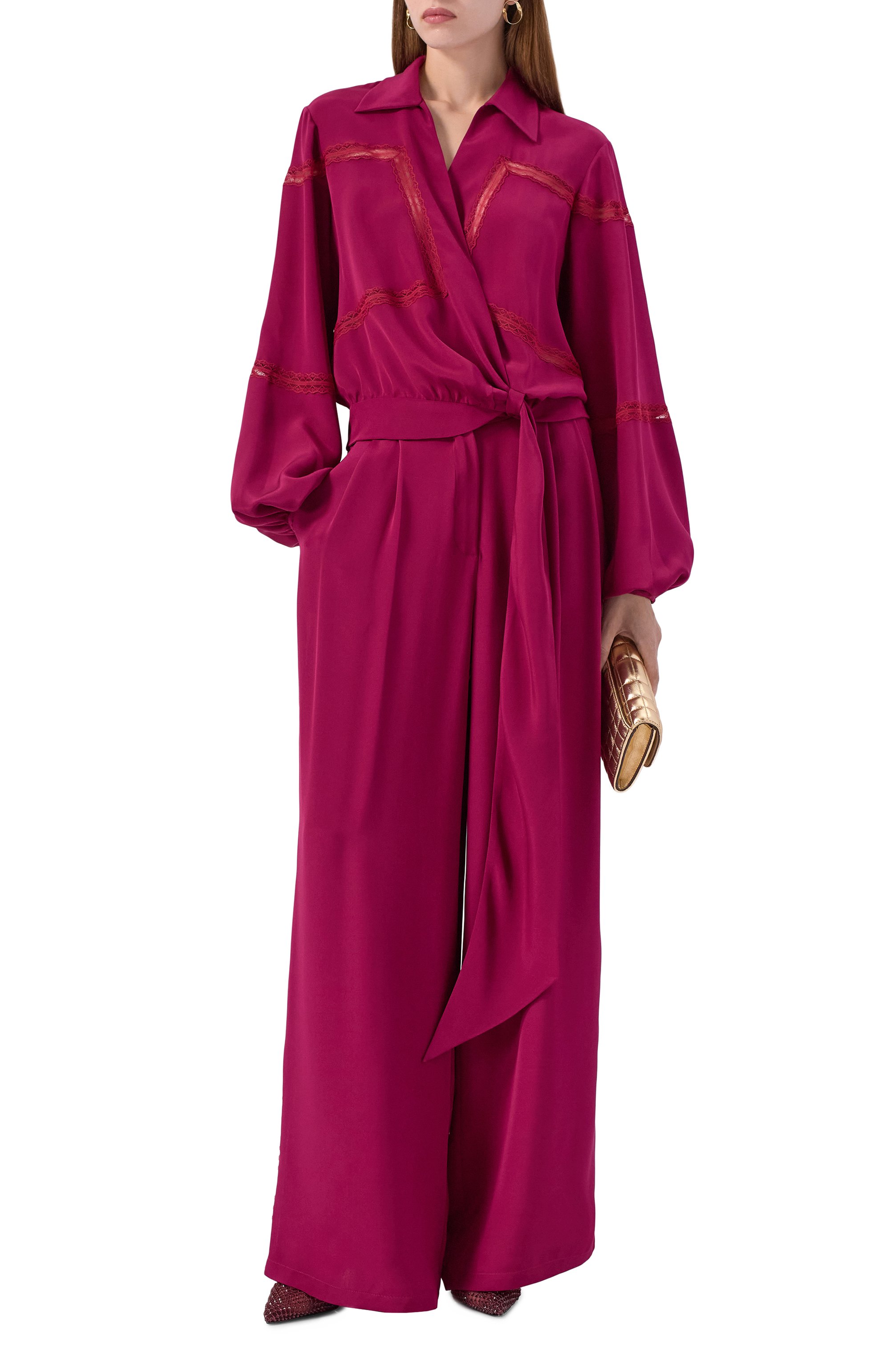 Шелковые брюки AKHMADULLINA, арт. 1125.3B720/S146, фото 2