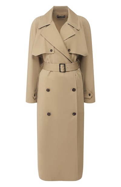 Женский хлопковый тренч DOLCE & GABBANA, арт. F0Z82T/FUFGA