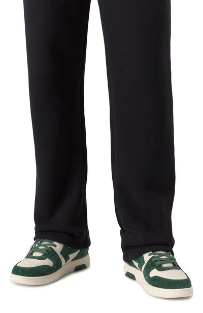 Кожаные кеды out of office OFF-WHITE, арт. 0MIA189S25LEA007, фото 3