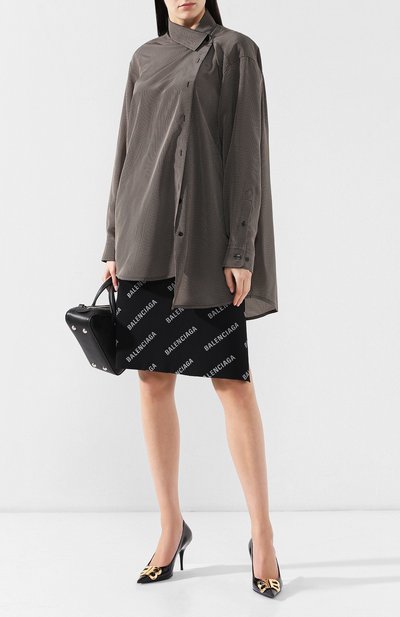 Блузка асимметричного кроя BALENCIAGA, арт. 503062/TC005, фото 2