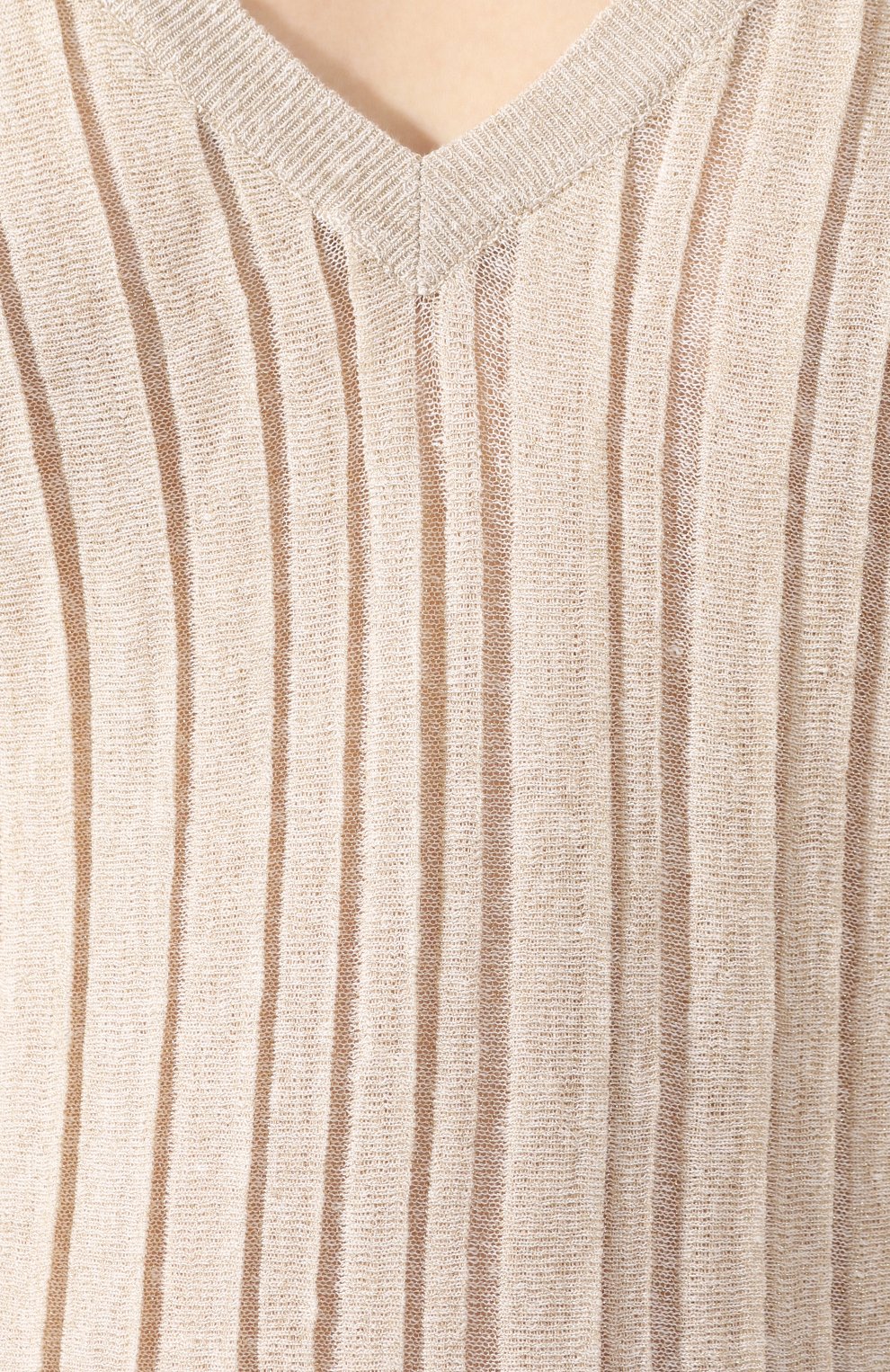 Льняная майка BRUNELLO CUCINELLI, арт. M8Y865502, фото 5