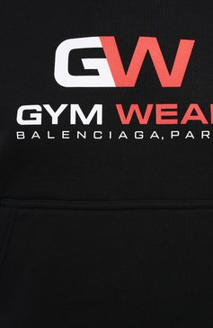 Хлопковое худи BALENCIAGA, арт. 612959/TIVD4, фото 1