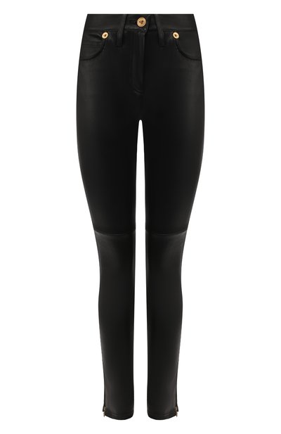 Женские кожаные брюки VERSACE, арт. A82050/A228905