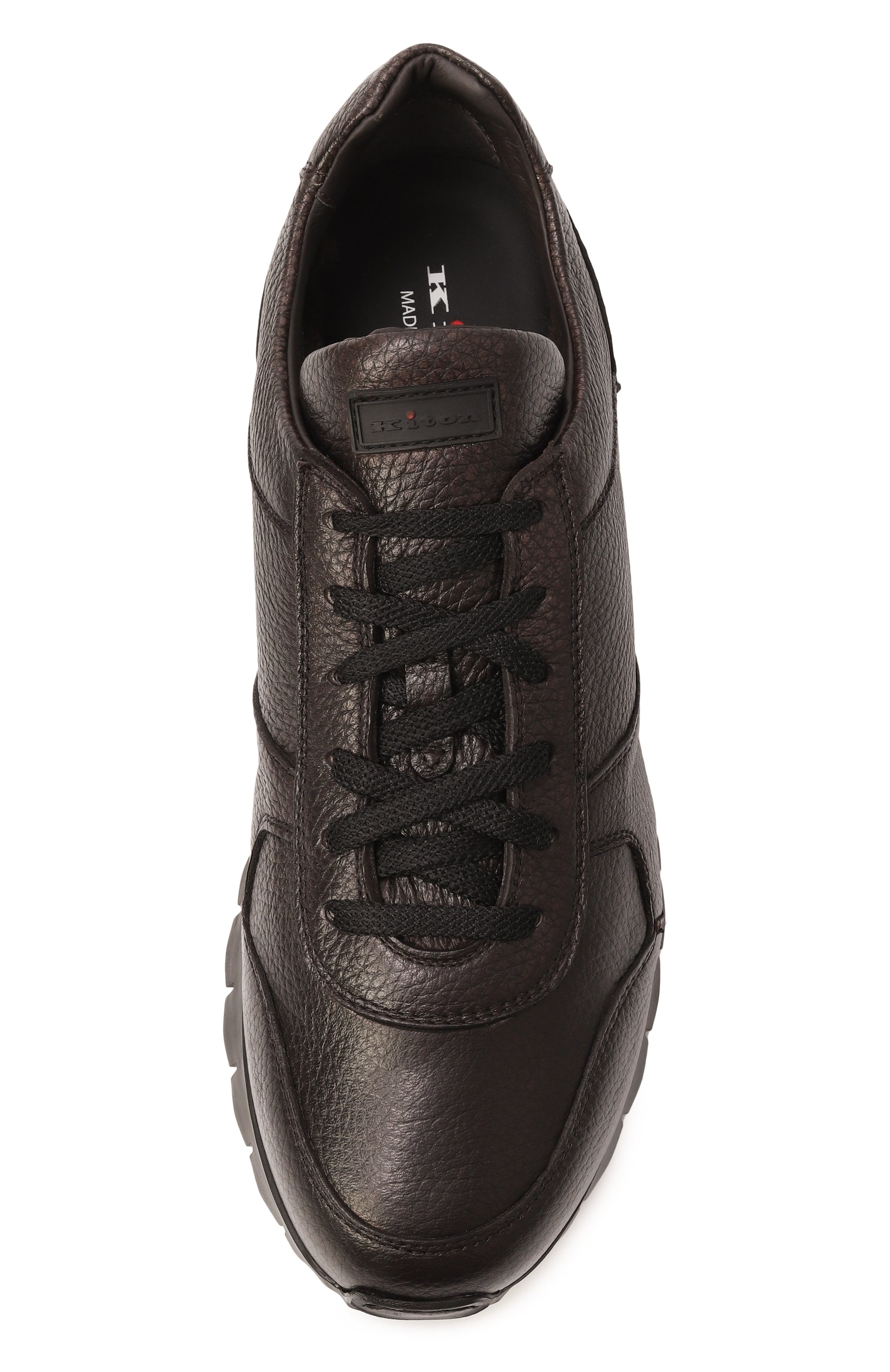 Кожаные кроссовки KITON, арт. USSA114N0012601005, фото 6