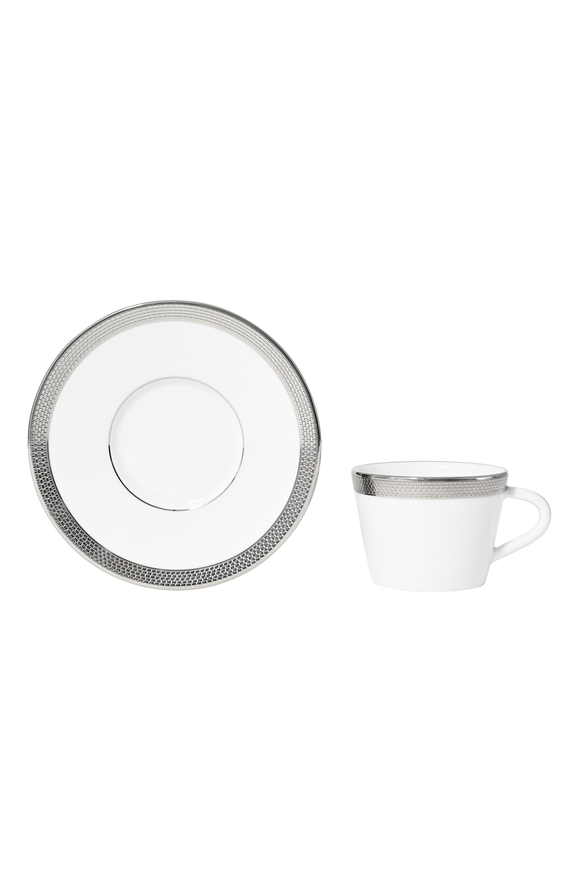 Кофейная чашка с блюдцем maille platine BERNARDAUD, арт. 2620/79, фото 2