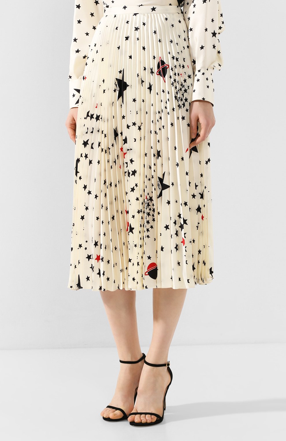 Шелковая юбка VALENTINO, арт. TB3RA5K354Y, фото 3