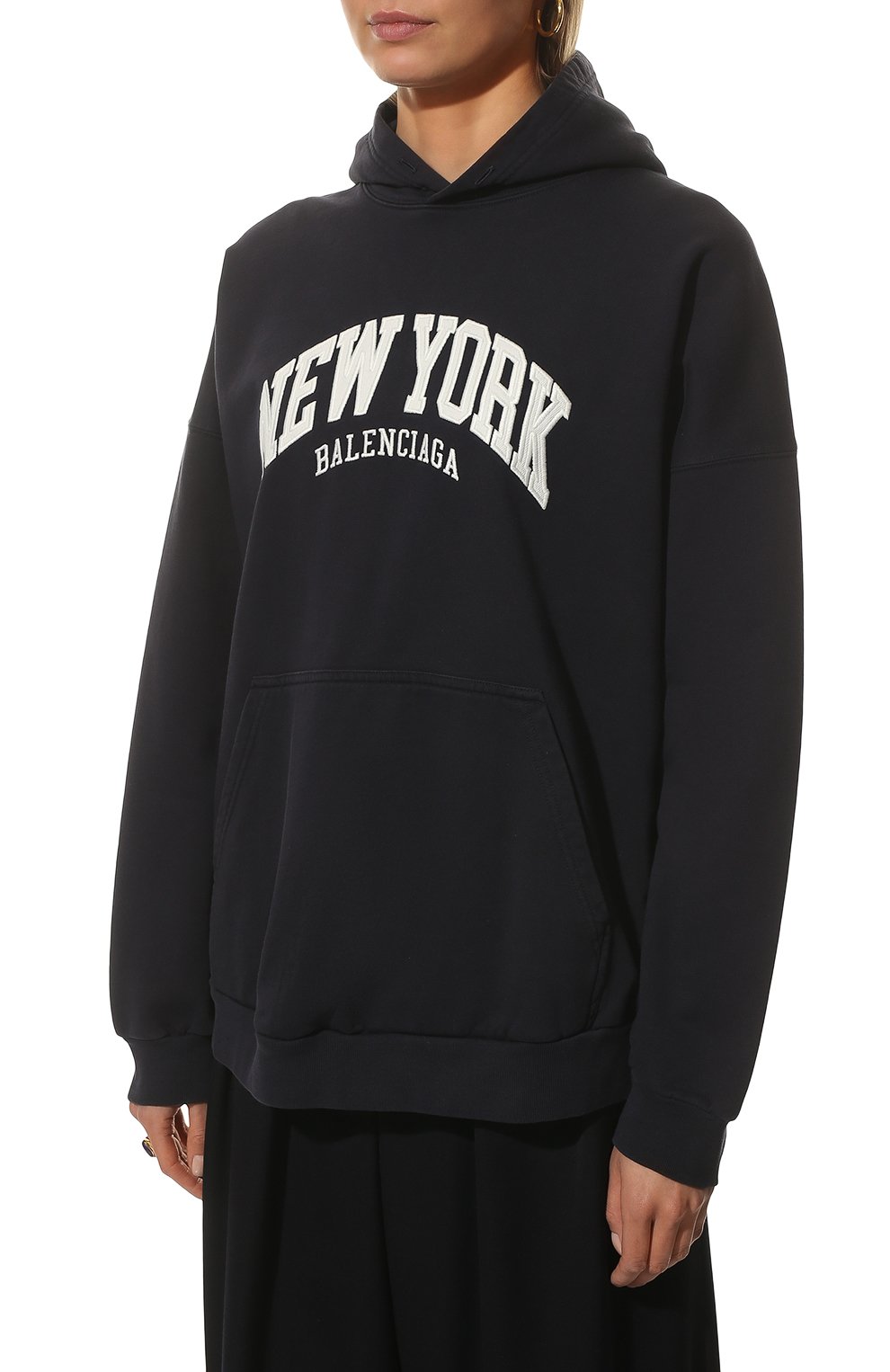 Хлопковое худи BALENCIAGA, арт. 675003/TLVM3, фото 3