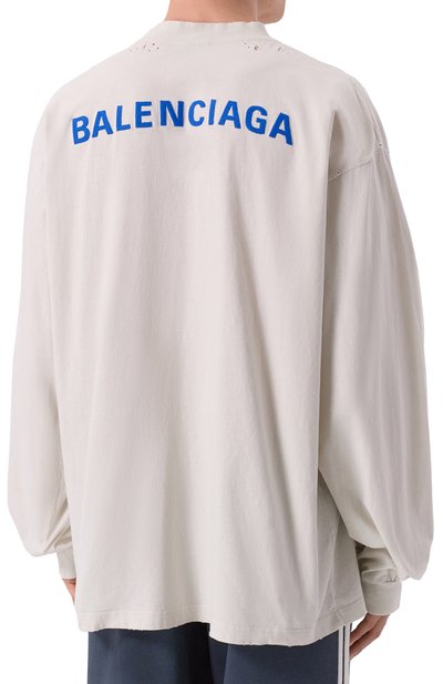 Хлопковый лонгслив BALENCIAGA, арт. 744449/TSV09, фото 4