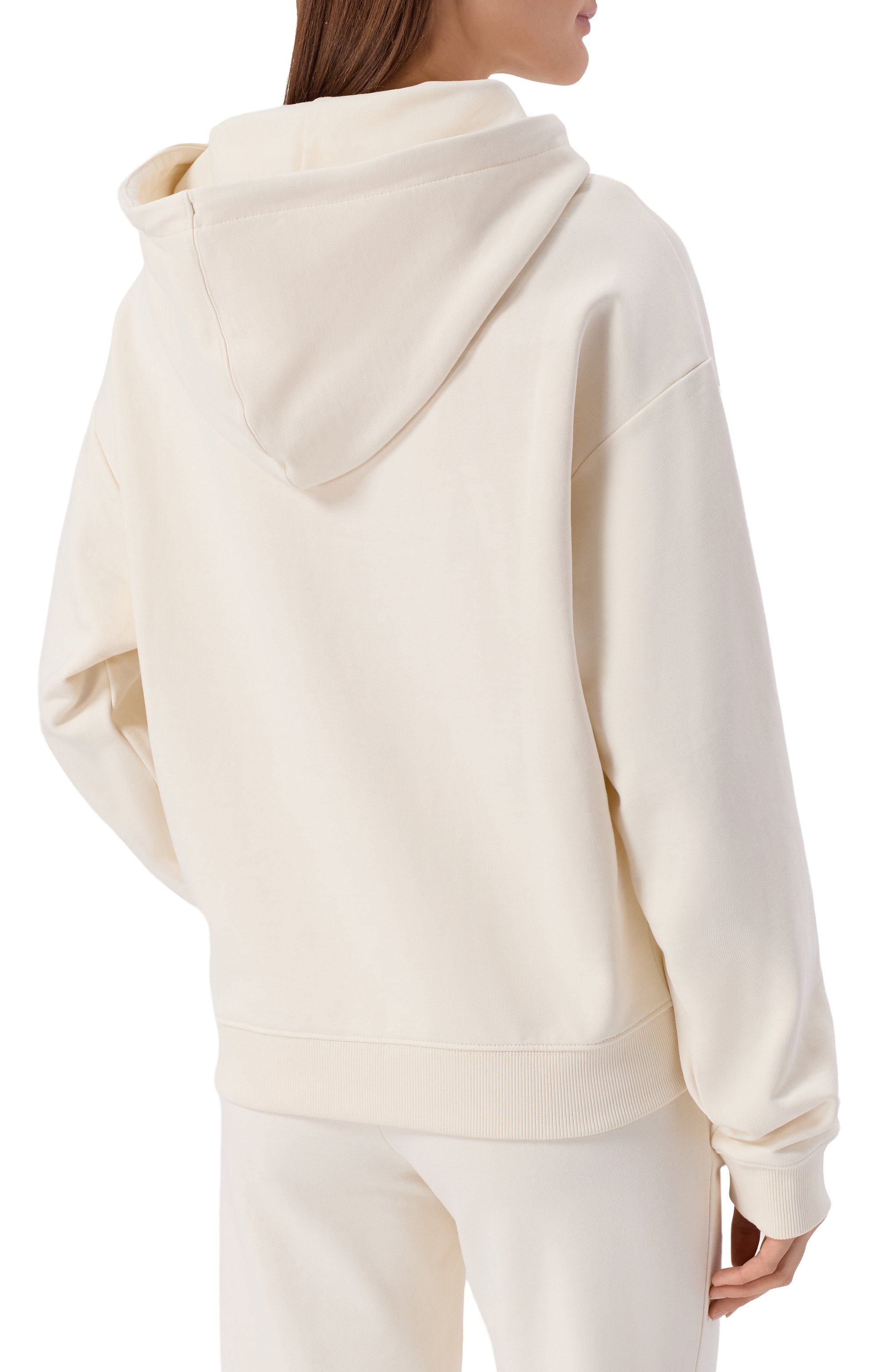 Хлопковое худи HUGO кремового цвета по цене 14900 руб., арт. 50522423, фото 4 Хлопковое худи HUGO, арт. 50522423, фото 4