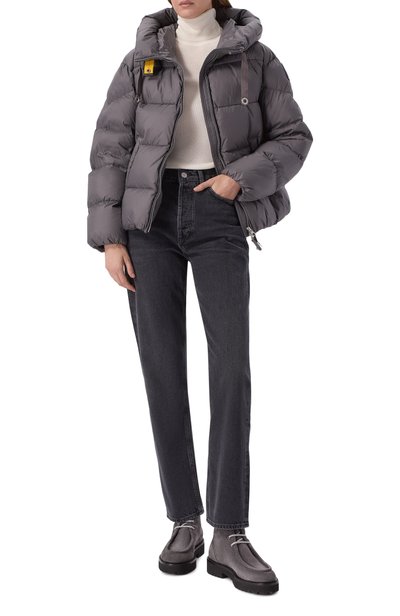 Пуховик PARAJUMPERS серого цвета по цене 94250 руб., арт. 26WMPWPUHY32, фото 2 Пуховик PARAJUMPERS, арт. 26WMPWPUHY32, фото 2