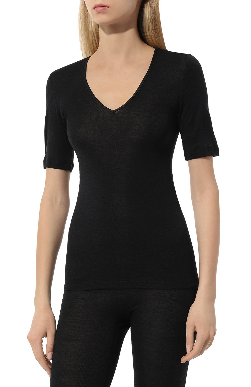 Футболка из шерсти и шелка HANRO, арт. 071417, фото 3