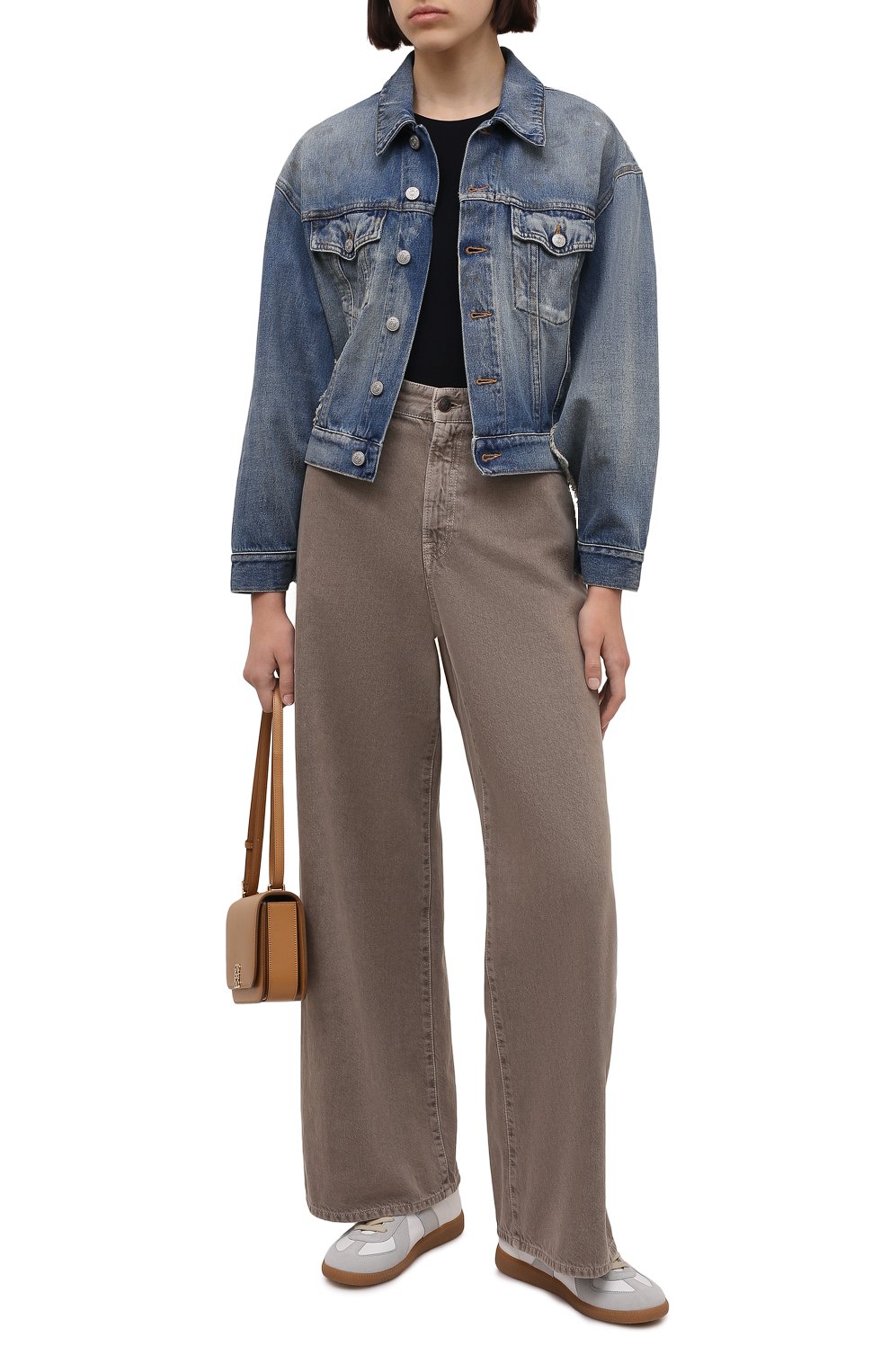 Джинсовая куртка MM6 голубого цвета по цене 76950 руб., арт. S52AM0193/S30460, фото 2 Джинсовая куртка MM6, арт. S52AM0193/S30460, фото 2