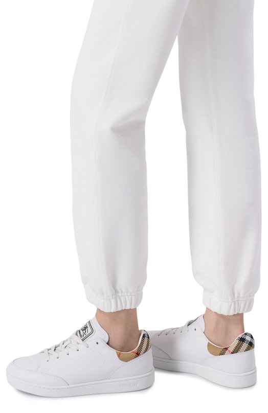 Комбинированные кеды Set Burberry 8118865 Белый  8118865 Фото 2