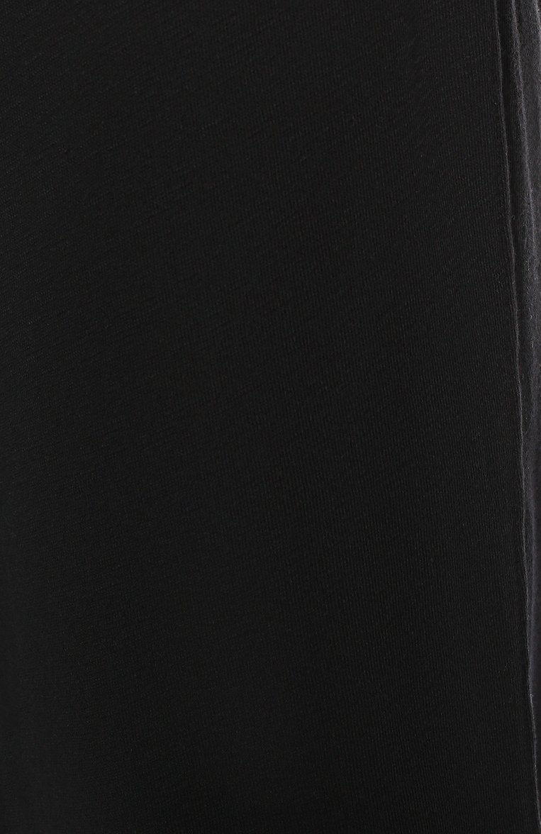 Мужские хлопковые брюки JAMES PERSE черного ц�вета, арт. MXA1352 | Фото 5 (Длина (брюки, джинсы): Стандартные; Случай: Повседневный; Материал сплава: Проставлено; Материал внешний: Хлопок; Стили: Спорт-шик; Драгоценные камни: Проставлено)