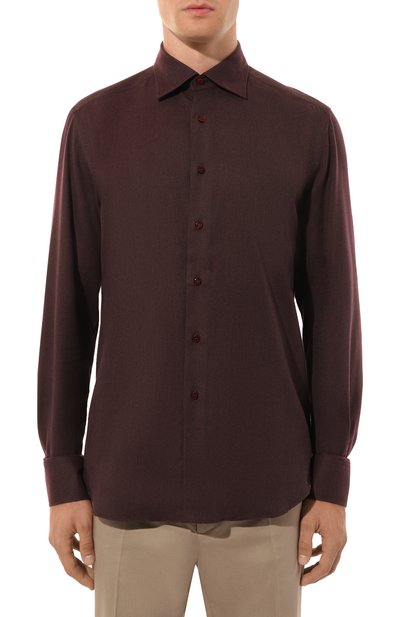 Рубашка из хлопка и лиоцелла STEFANO RICCI, арт. MC007592/BN2818, фото 3