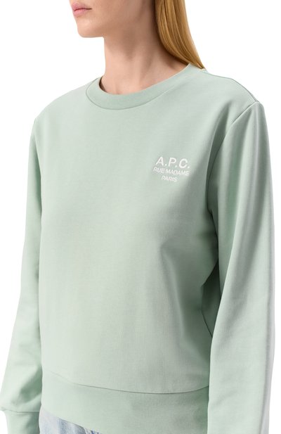 Хлопковый свитшот A.P.C., арт. C0HBN-F27915, фото 5