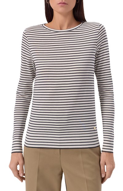 Лонгслив WINDSOR синего цвета по цене 19150 руб., арт. 52 DT106 10017405/30045346, фото 3 Лонгслив WINDSOR, арт. 52 DT106 10017405/30045346, фото 3