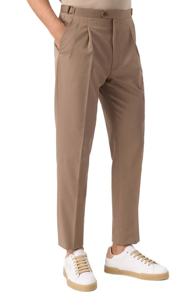 Брюки из шерсти и хлопка CORNELIANI, арт. 254L21-2514201, фото 3